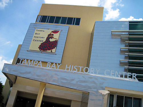 "Tampa Bay History Center" signage sign channel letters