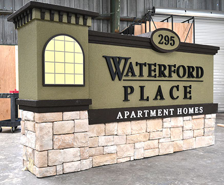 Multifamily Revenue Stream monument "Waterford Place"