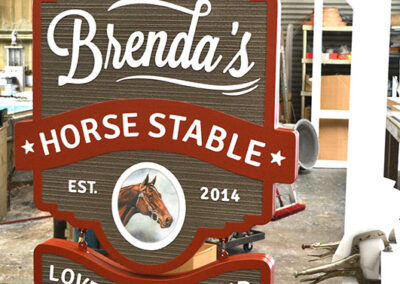 panel "brenda's horse stable"