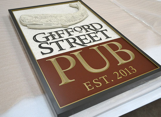 "Gifford Street" Panel Sign