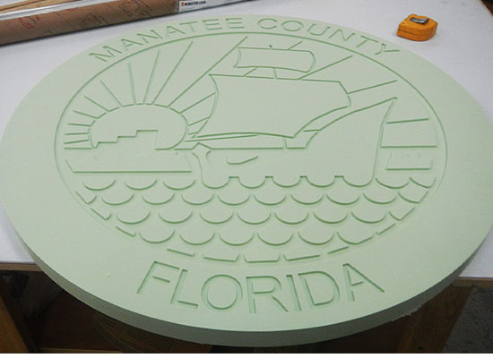 "Manatee County Florida" Panel Sign