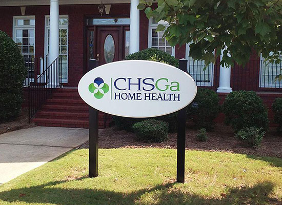 "CHSGa" Post Sign