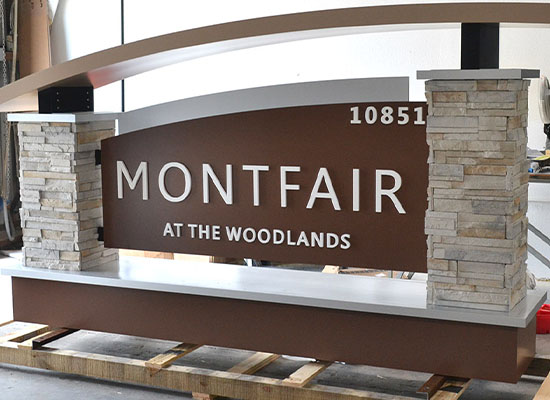 "Montfair" Monument Signage