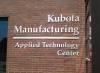 "Kubota Manufacturing" Flat Cut & Rounded letters