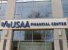 "USAA Financial Center" Channel cut letter Signage